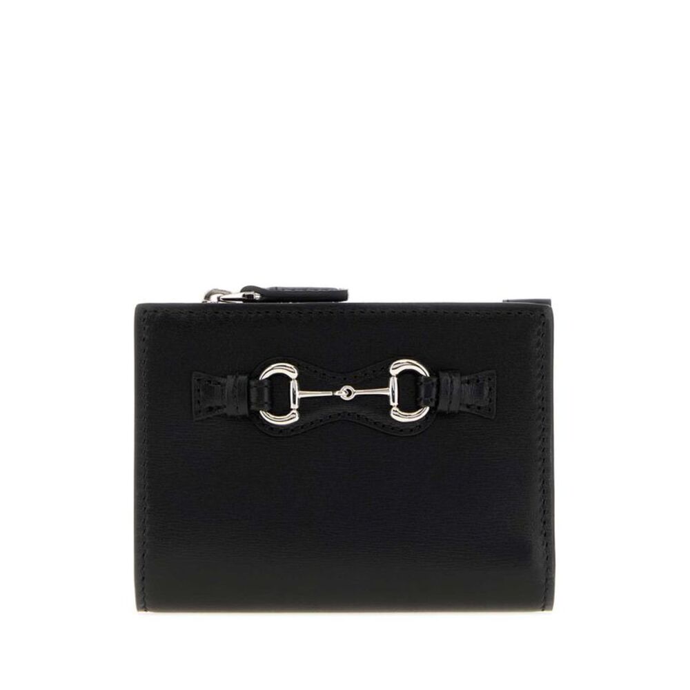 Gucci Women Black Leather Wallet